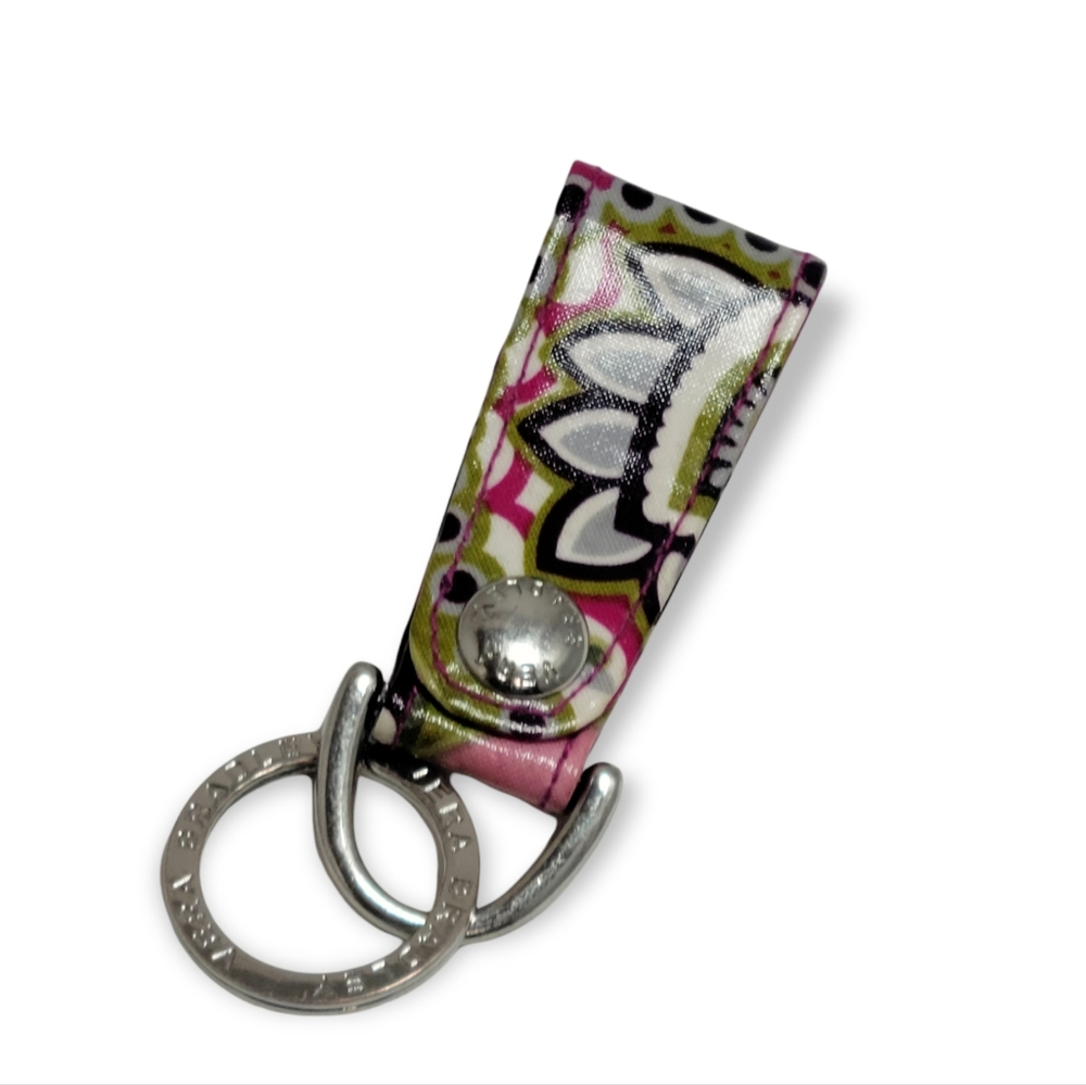 Vintage Vera Bradley Flower Paisley Keychain